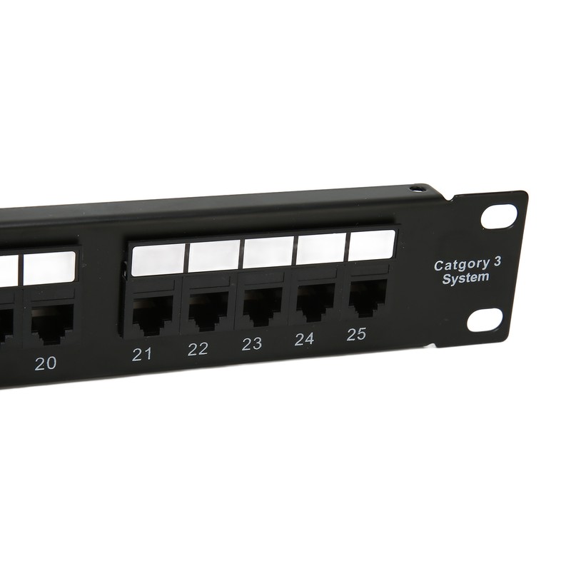 RJ11 Through Coupler 25 Ports Anti Interference Gold Plated Pin