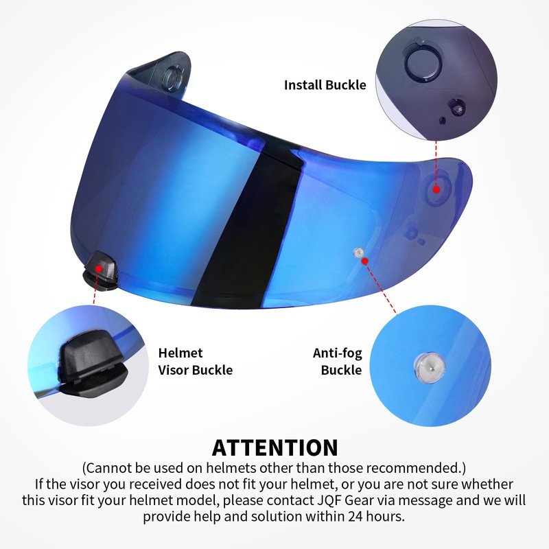 Helmet Vsier for C70 FG-17 IS-17, Motorcycle Helmet Visor, Motorcycle