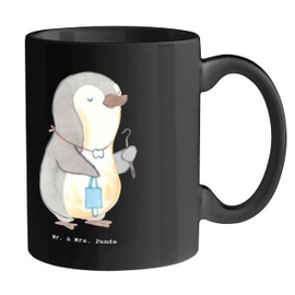Mr. & Mrs. Panda Tasse Ich bin Zahntechniker - ein bisschen verrückt, unglaublich liebenswert, aber immer zahngenau! - Geschenk, Teebecher,