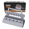 PEOUWNES Large Kebab Maker Press, Gray Plastic Kabab, Manual Kabob