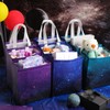 Locmeo 24 Pcs Starry Sky Party Favor Bags with Handles