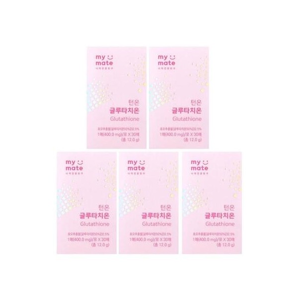 My Mate Turn-On Glutathione 400mg x 30 sheets, 5 boxes / 마이메이트 턴온 글루타치온 400mg x 30매 5박스