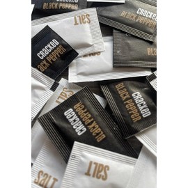 50 Salt + 50 Pepper sachets 100 in Total.