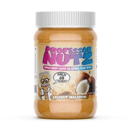 Professor Nutz Organic Peanut Butter- Low Calorie, Nut Butter, Natural Peanut Butter, Natural Fiber, Healthy Peanuts, Great source of Protein, 30 Essential Vitamins (12.41 Ounce, Coconut)