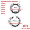 Two Sizes of Metal Stainless Steel Adjustable Strength Training Rings