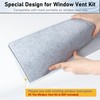 Flamorrow Insulated Foam Panels for Portable AC Window Seal Kit,
