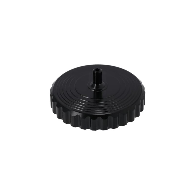 CNC Fuel Cap with Vent "Sport Look" Black - for