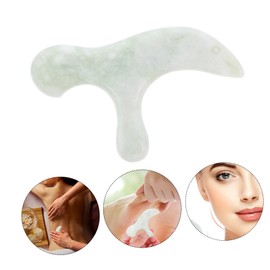 TOVINANNA 1pc Jade Massage Stick Foot Acupoint Pen for Relaxing Foot Therapy Portable Scraping Tool for Home and Travel Use Lightweight Design for Muscle Relief