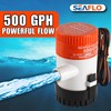 SEAFLO 01 Series 500 GPH Bilge Pump – 12V, 3/4"