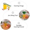 6 Pcs Canning Kit Canning Funnel Tong Bubble Popper Jar