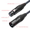 HUELAU 2Pack XLR Female to Dual XLR Male Y Splitter