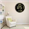 HZDHCLH Digital Wall Clock 12 Inch LED With Remote Control