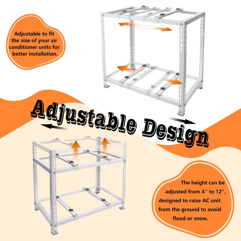 GCGOODS Double Levels Mini Split Stand, Ground Stand for Mini