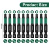 UBESTHS Torx Bit T30, Screwdriver Bits Set 10 Pieces, 1/4