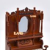 iLAND Rococo Dollhouse Furniture 1:12 Scale Dollhouse Wooden Collectibles, Carved