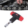 T Handle Wrench Fixed Torsion Chrome Vanadium Steel 1/4in Hex
