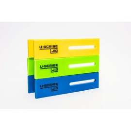 U-Scribe Jig Installers Set - Woodworking & Carpentry Jig set - Makes Scribing Fillers, Toe Kicks and Ceiling Scribes easy, ideal for Carpenters, Cabinet Installers, Furniture Fitting