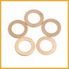Partuto 14mm Inner Dia Copper Crush Washers Flat Sealing Gaskets