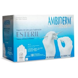AMBIDERM GUANTE ESTÉRIL CAJA C/100 PZAS (Grande)