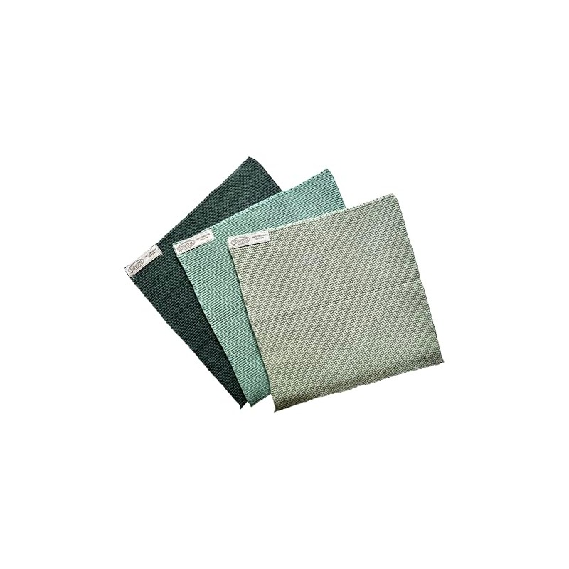 Solwang 3-Piece Danish Cotton Dishcloths in 100% Certified Organic Cotton