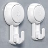Uandear Suction Cup Hooks Removable - Wall Hanging Hooks Reusable