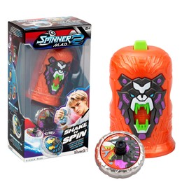 Spinner Mad 2 Shake Individual Spinning Top with Advanced Mechanism, Cooper Bear, Fighting Toy for Boys and Girls from 5 Years, 6 Collecting, Bizak (62006323-5)