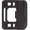Stone Harbor Hardware Adjustable Strike Plate, Matte Black