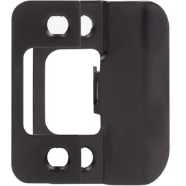 Stone Harbor Hardware Adjustable Strike Plate, Matte Black