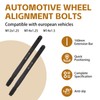 LALAGO 2-Piece Stainless Steel Wheel Assembly Aid Set, M12 x