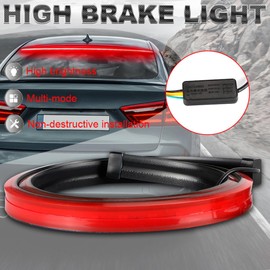 LED Brake LED Strip, 39 Inch Univeral Car LED Third Brake Light Bar, Flexible High Mount Stop Light For Cars Pickup Truck RV SUV