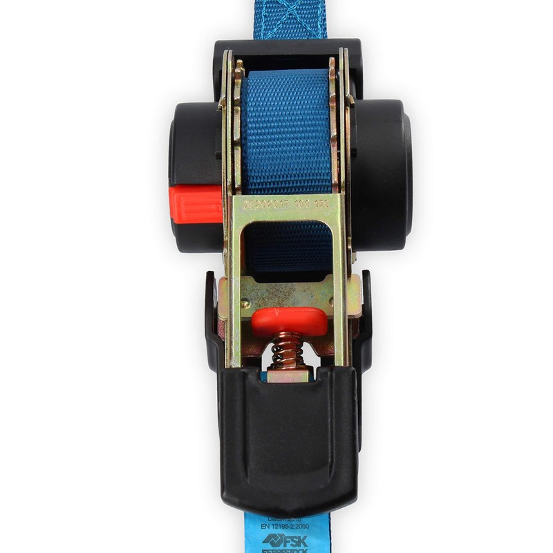 Ferrestock FSKCOS002 Ratchet Tie Down Strap with Reinforced Steel Hooks