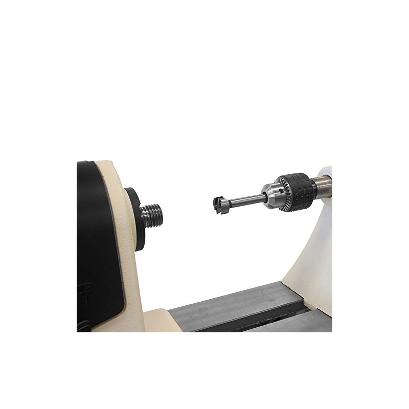 Peachtree Woodworking Supply 1/2" Drill Chuck with Tapered Lathe Mount