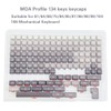 AKepopery 134 Keys MOA PBT Keycaps Set for Cherry Gateron