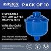 Master Elite Pack of 10 Disposable Mini Air Water Trap
