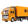 1: 48 Alloy Container Truck Model Toy Highly Simulation Children