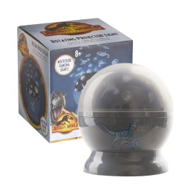 Idea Nuova Jurassic World Projection Lamp Night Light with 3 Settings USB Battery Operated
