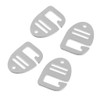 MagiDeal 4 Pieces 1'' Tension Webbing Buckle for Backpack Strap