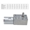 DC12V Geared Motor Turbo Worm Reduction Machinery Transmission Parts with