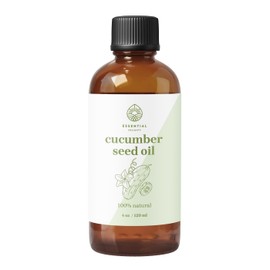 Essential Delights Cucumber Seed Oil Premium Grade Carrier Oil | for Aromatherapy, Soaps, Lotions, & Candles | Vegan & Cruelty Free (4 Fl. Oz.)