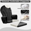 ANMINY 5pcs Glider Rocker Replacement Cushions Set - Thickened Velvet
