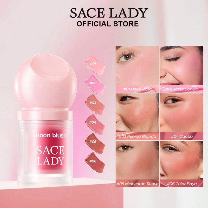 Sace Lady Rubor Líquido Resistente Al Agua Multifunción 04
