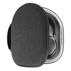 Geekria Shield Headphones Case Compatible with Bose QuietComfort45, QuietComfort35IIGaming, QuietComfort-35II Case, Replacement Hard Shell Travel Carrying Bag with Cable Storage (Dark Grey)