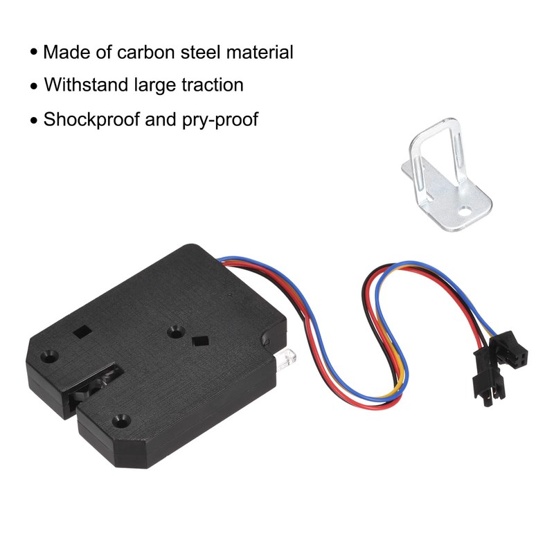 sourcing map Electric Latch Locks Electromagnetic Electric Control Lock DC3V
