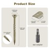 Fence Nail Fastener, 2" Inch50PCS Rust Resistant, External epoxy Coated,