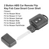 For Qashqai Car Key Shell 2-Button ABS Car Remote Key