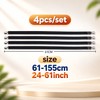 Adjustable Bed Sheet Fastener Straps, 4-Pack Elastic Sheet Grippers with