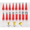 22 Pieces Caulking Nozzle Tool Kit, Universal Integrated Rubber Stainless