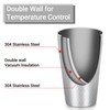 Beasea Stainless Steel Cups 15 oz, 4 Pack Large Stackable