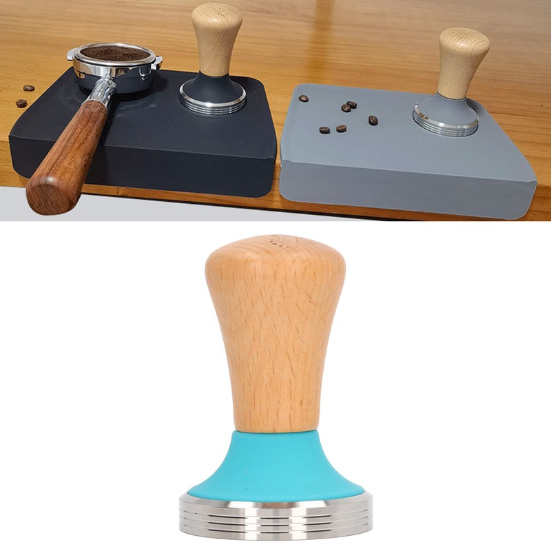 Wooden Coffee Tamper Food Grade Rustproof Easy To Clean Heavy