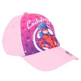 United Labels Miraculous Cap for Girls Kids Cap Baseball Cap Sun Protection Pink, pink